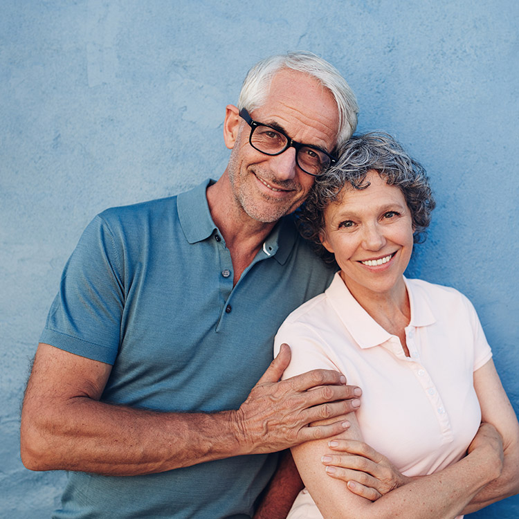 A happy couple who has received personalized financial planning